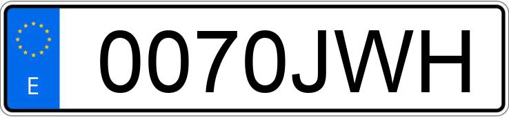 Numer rejestracyjny 0070JWH posiada FIAT DOBLO CARGO