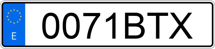 Numer rejestracyjny 0071BTX posiada RENAULT KANGOO Numer rejestracyjny 0071BTX posiada RENAULT KANGOO