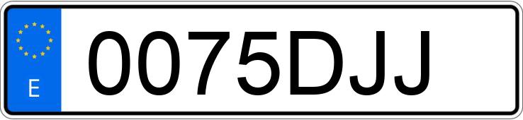 Numer rejestracyjny 0075DJJ posiada CITROEN C2