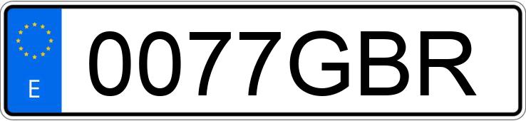 Numer rejestracyjny 0077GBR posiada MAN TG Numer rejestracyjny 0077GBR posiada MAN TG