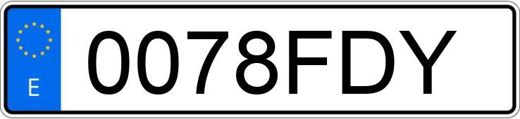 Numer rejestracyjny 0078FDY posiada FORD MONDEO