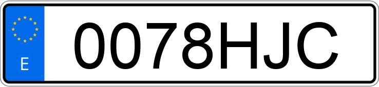 Numer rejestracyjny 0078HJC posiada OPEL ASTRA