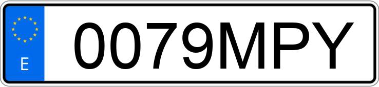 Numer rejestracyjny 0079MPY posiada PEUGEOT 208