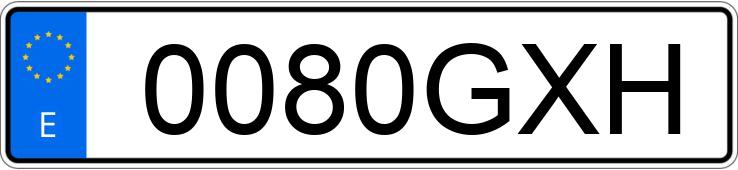 Numer rejestracyjny 0080GXH posiada FORD KUGA Numer rejestracyjny 0080GXH posiada FORD KUGA