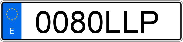 Numer rejestracyjny 0080LLP posiada SEAT LEON Numer rejestracyjny 0080LLP posiada SEAT LEON