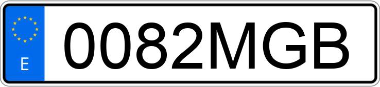 Numer rejestracyjny 0082MGB posiada BMW SERIE 4