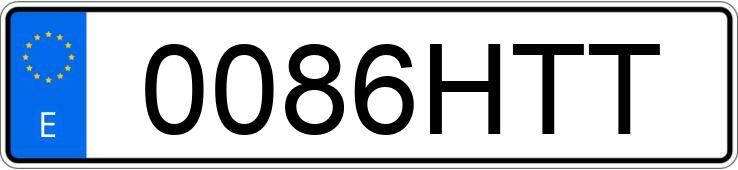 Numer rejestracyjny 0086HTT posiada NISSAN QASHQAI