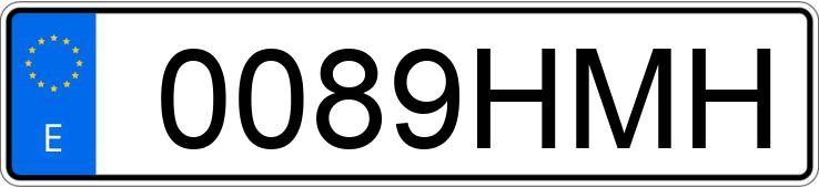 Numer rejestracyjny 0089HMH posiada MERCEDES C (204)