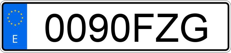 Numer rejestracyjny 0090FZG posiada SEAT IBIZA