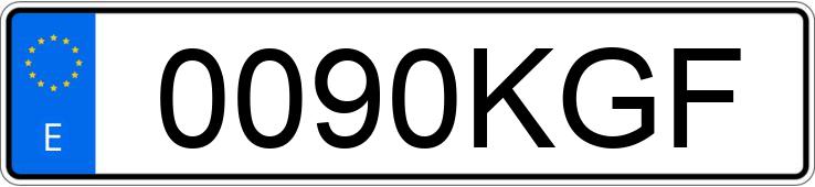 Numer rejestracyjny 0090KGF posiada RENAULT CLIO