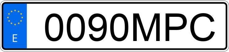 Numer rejestracyjny 0090MPC posiada TOYOTA YARIS