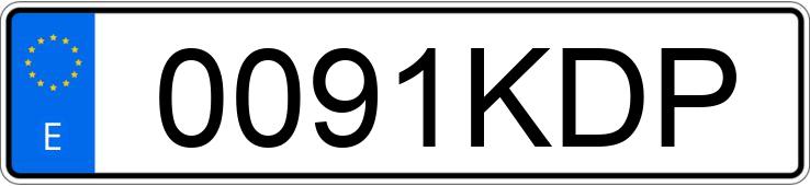 Numer rejestracyjny 0091KDP posiada FORD TRANSIT