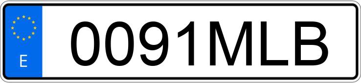 Numer rejestracyjny 0091MLB posiada AUDI RS6