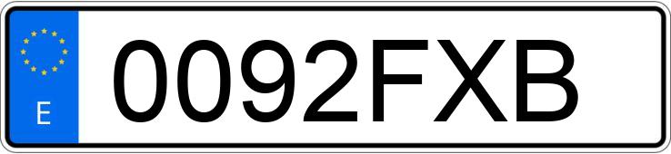 Numer rejestracyjny 0092FXB posiada BMW SERIE 3 Numer rejestracyjny 0092FXB posiada BMW SERIE 3
