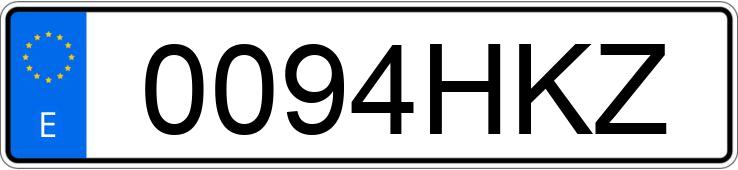 Numer rejestracyjny 0094HKZ posiada CITROEN C4 GRAND PICASSO Numer rejestracyjny 0094HKZ posiada CITROEN C4 GRAND PICASSO