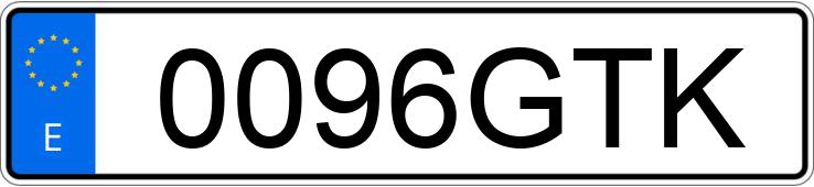 Numer rejestracyjny 0096GTK posiada VOLKSWAGEN PASSAT Numer rejestracyjny 0096GTK posiada VOLKSWAGEN PASSAT