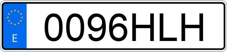 Numer rejestracyjny 0096HLH posiada VOLKSWAGEN GOLF Numer rejestracyjny 0096HLH posiada VOLKSWAGEN GOLF