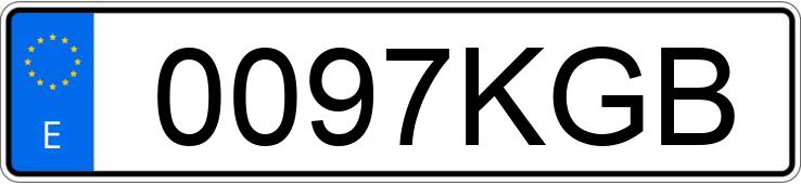 Numer rejestracyjny 0097KGB posiada MASERATI GHIBLI