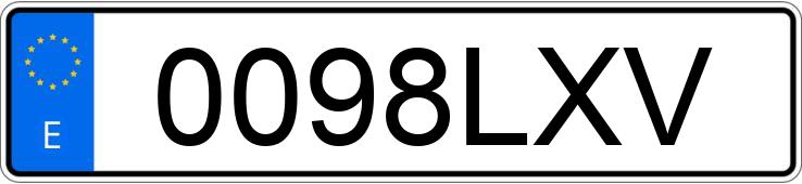 Numer rejestracyjny 0098LXV posiada BMW SERIE 1 Numer rejestracyjny 0098LXV posiada BMW SERIE 1