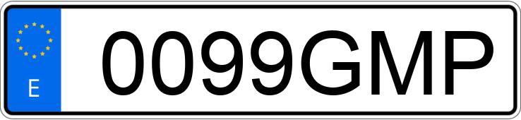 Numer rejestracyjny 0099GMP posiada SKODA FABIA Numer rejestracyjny 0099GMP posiada SKODA FABIA