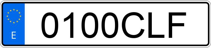 Numer rejestracyjny 0100CLF posiada FORD KA