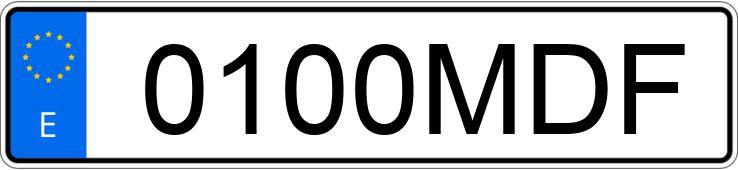 Registreringsnummer0100MDF har FIAT DUCATO
