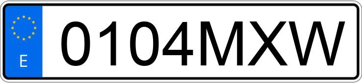 Numer rejestracyjny 0104MXW posiada MINI MINI Numer rejestracyjny 0104MXW posiada MINI MINI