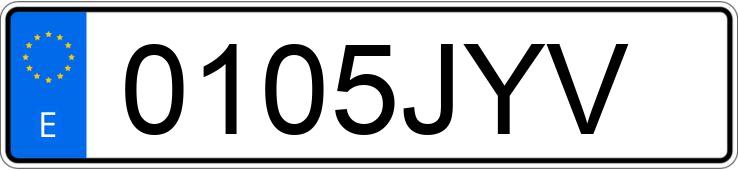 Numer rejestracyjny 0105JYV posiada TOYOTA YARIS