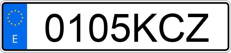 Numer rejestracyjny 0105KCZ posiada AUDI A5 SPORTBACK Numer rejestracyjny 0105KCZ posiada AUDI A5 SPORTBACK