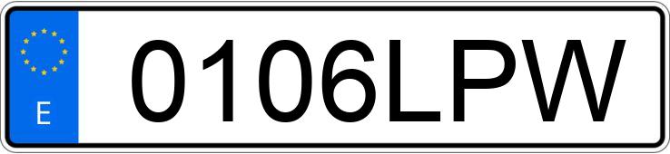 Numer rejestracyjny 0106LPW posiada NISSAN PRIMASTAR FGN C 2.0DCI115 PRO 2.7T