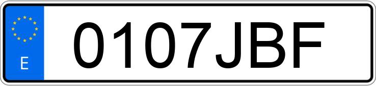 Numer rejestracyjny 0107JBF posiada VOLKSWAGEN POLO Numer rejestracyjny 0107JBF posiada VOLKSWAGEN POLO