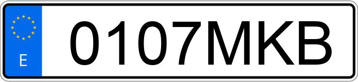 Numer rejestracyjny 0107MKB posiada SKODA KODIAQ