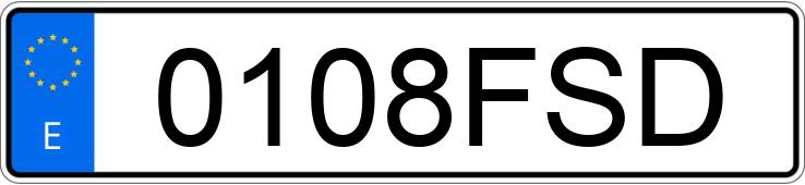 Numer rejestracyjny 0108FSD posiada RENAULT CLIO