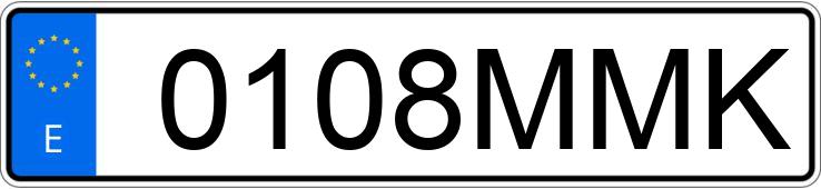 Numer rejestracyjny 0108MMK posiada TOYOTA YARIS