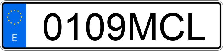 Numer rejestracyjny 0109MCL posiada VOLKSWAGEN POLO