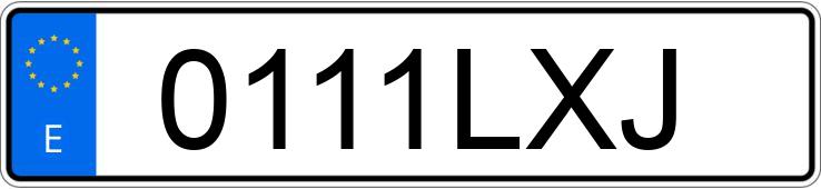 Numer rejestracyjny 0111LXJ posiada EMCO NOVA Numer rejestracyjny 0111LXJ posiada EMCO NOVA