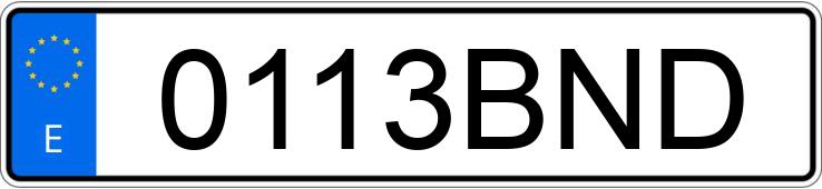 Numer rejestracyjny 0113BND posiada PEUGEOT 307