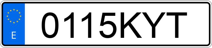 Numer rejestracyjny 0115KYT posiada MERCEDES G (463)