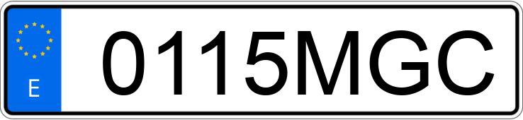 Numer rejestracyjny 0115MGC posiada SKODA OCTAVIA