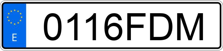 Numer rejestracyjny 0116FDM posiada OPEL ASTRA