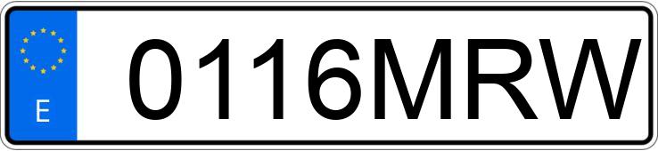 Numer rejestracyjny 0116MRW posiada CUPRA LEON