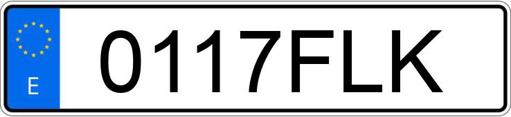 Numer rejestracyjny 0117FLK posiada PEUGEOT 207 Numer rejestracyjny 0117FLK posiada PEUGEOT 207