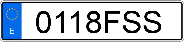 Numer rejestracyjny 0118FSS posiada SEAT LEON