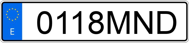 Numer rejestracyjny 0118MND posiada FIAT DUCATO