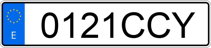 Numer rejestracyjny 0121CCY posiada VOLKSWAGEN PASSAT