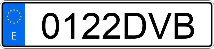 Numer rejestracyjny 0122DVB posiada RENAULT MEGANE