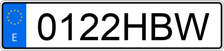 Numer rejestracyjny 0122HBW posiada RENAULT GRAND KANGOO