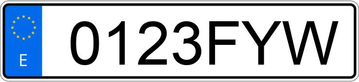 Numer rejestracyjny 0123FYW posiada PEUGEOT 207 Numer rejestracyjny 0123FYW posiada PEUGEOT 207