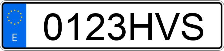 Numer rejestracyjny 0123HVS posiada SEAT IBIZA Numer rejestracyjny 0123HVS posiada SEAT IBIZA