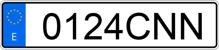 Die Registrierungsnummer 0124CNN hat Ktm 950